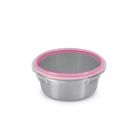 CONTENEDOR REDONDO ACERO INOX 520ML