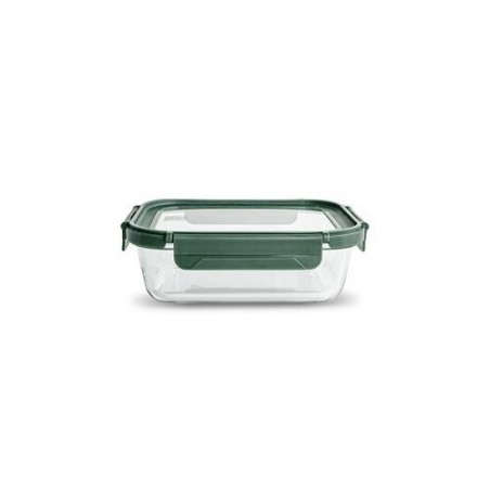 CONTENEDOR VIDRIO RECTANGULAR 1040ML C/TAPA 8582-V