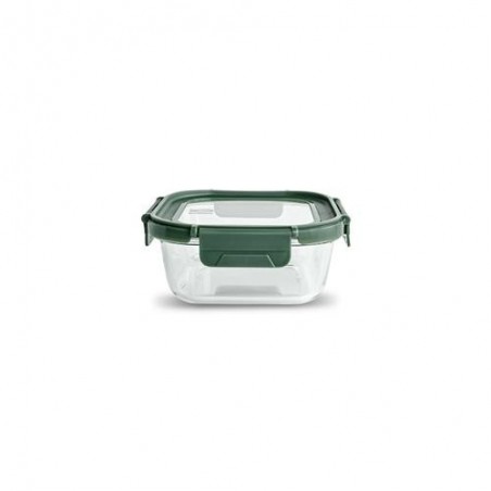 CONTENEDOR VIDRIO CUADRADO 800ML C/TAPA 8586-V