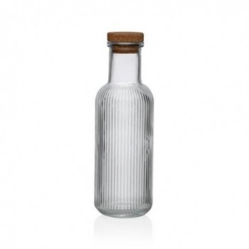 BOTELLA TRANSPARENTE RAYAS...