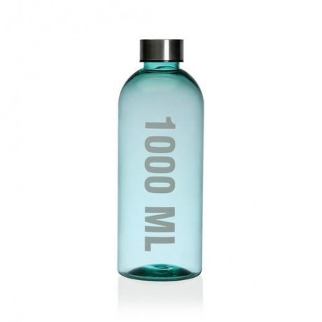 BOTELLA AZUL 1000ML 8.7X8.7X24.5CM  22080015
