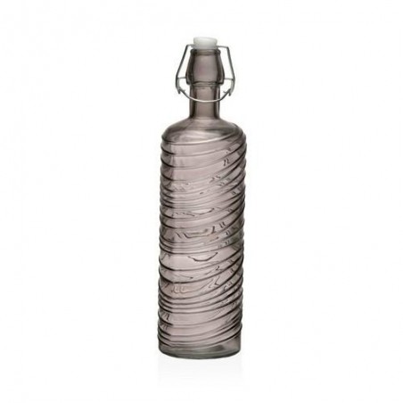 BOTELLA GRIS 1000ML 8.2X8.2X30.6  22500088