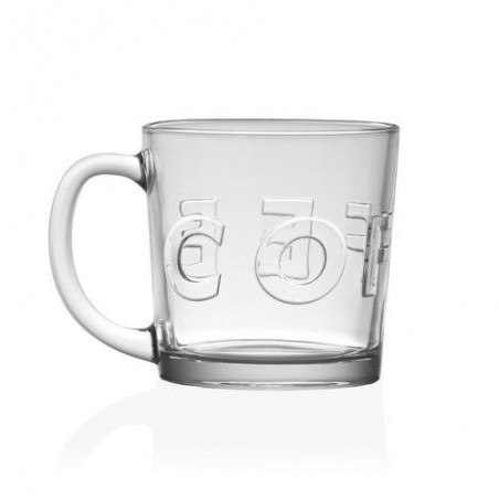 TAZA CRISTAL 340ML 12x12x9CM  21250025