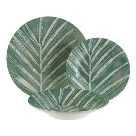 VAJILLA PORCELANA 18 PIEZAS BRIDGET  22380030