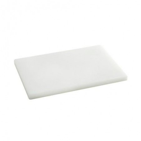 TABLA CORTAR POLIETILENO 29X20X1.5CM  BLANCA