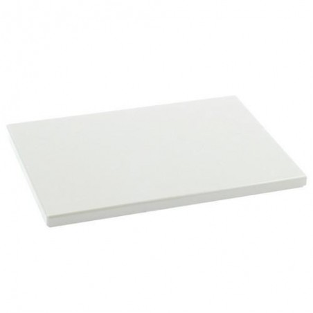TABLA CORTAR POLIETILENO 33X23X1.5CM  BLANCA
