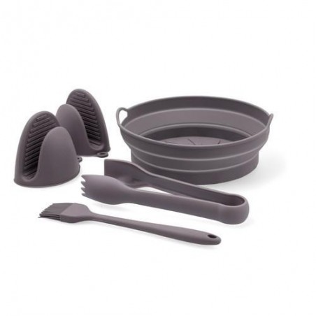 SET 5 ACCESORIOS SILICONA AIR FRYER CRETA QUID
