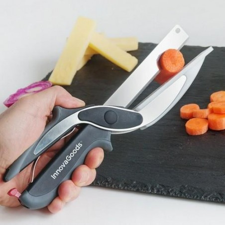 CUCHILLO-TIJERA CON MINI TABLA CORTAR PIZARRA