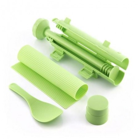 SET SUSHI CON RECETAS 3 PIEZAS VERDE V0103086