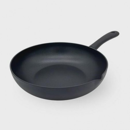 WOK 28CM FULL INDUCTION K-LINE BLACK  KLI0328