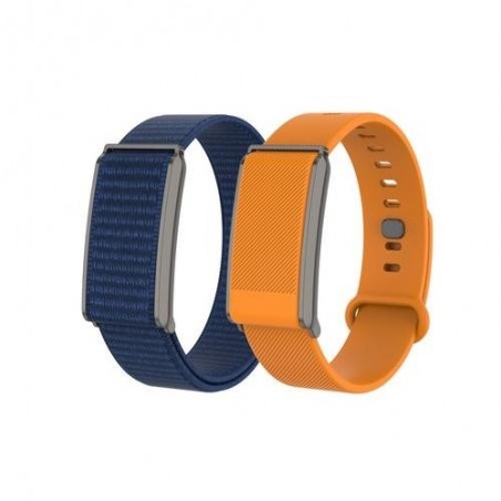 PULSERA INTEL MOVE FITBAND NARANJA AZUL MARINO