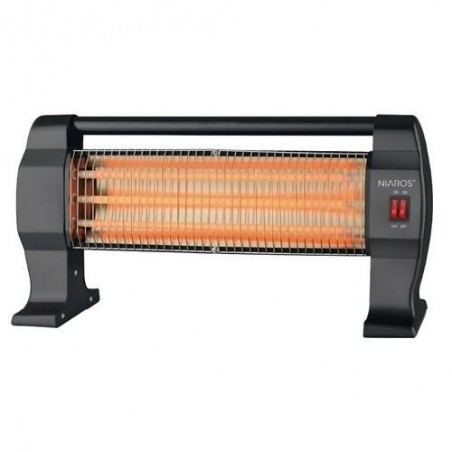 ESTUFA PEANA DE CUARZO BARAM MAX. 1200W NEGRO