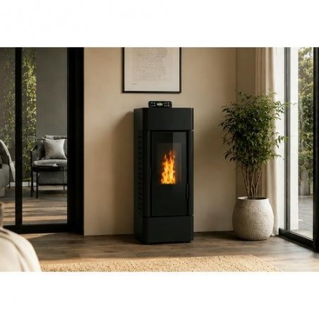 ESTUFA PELLETS XFS FIRESIDE NB-PG 6 KW NEGRO