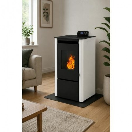 ESTUFA PELLETS XFS FIRESIDE PSC-B 6 KW BLANCO
