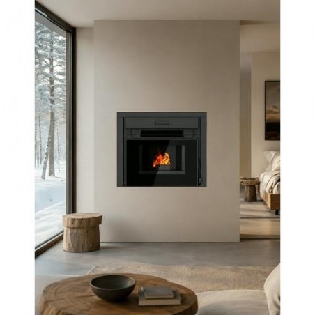 INSERT PELLETS XFS FIRESIDE P-IN9 - 9 KW NEGRO