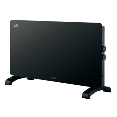 RADIADOR CONVECTOR CRISTAL ZANTHUS MAX 2000W NEGRO
