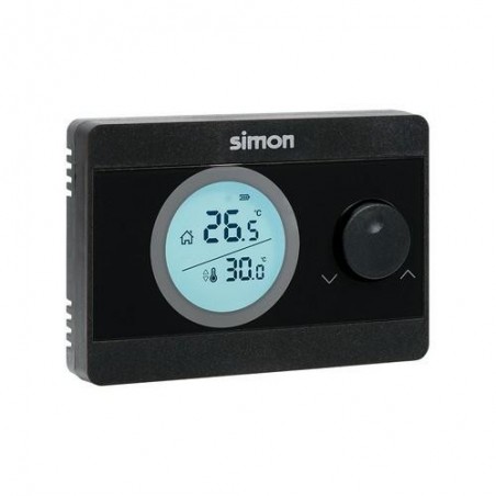 TERMOSTATO DIGITAL ON/OFF NEGRO SIMON AF521101