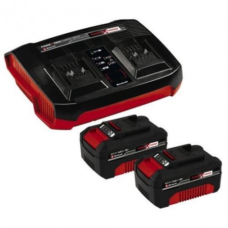 STARTER KIT 2 BATERIAS X 4.0AH CARGADOR DOBLE