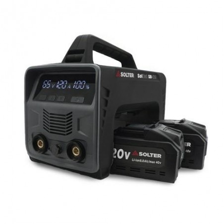 SOLDADOR SOLBAT 40V PACK 2 BATERIAS 20V 10684