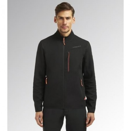 SUDADERA C/CREMALLERA SHADOW NEGRO T.XL