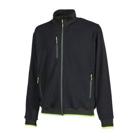 SUDADERA TRABAJO WASP NEGRO CARBON T-XL