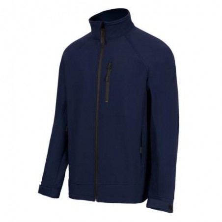 CHAQUETA SOFT SHELL AZUL NAVY P206005 61 T-2XL