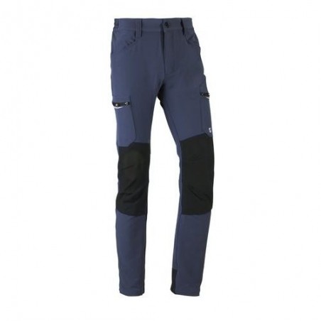 PANTALON STRETCH MULTIBOLSILLOS AZUL/NEGRO T.L