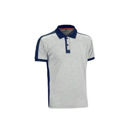 POLO TECNICO M/C ELITE PRO GRIS/AZUL T.XL
