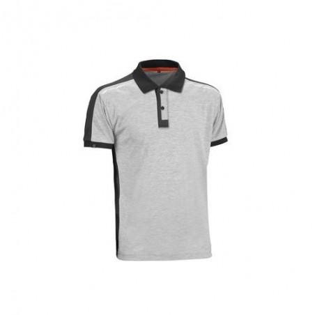 POLO TECNICO M/C ELITE PRO GRIS/NEGRO T.XXL