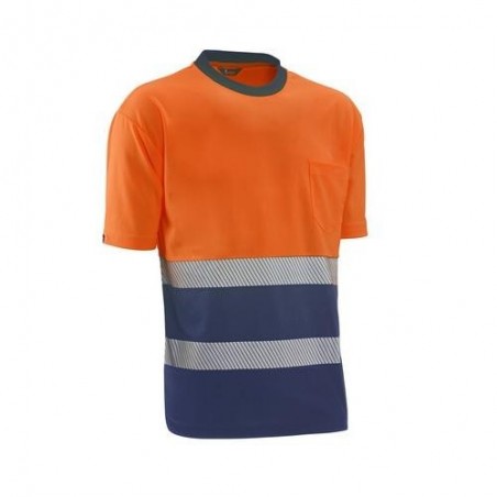CAMISETA M/C ALTA VISIBILID LONDON NAR/AZUL T.XL