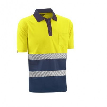 POLO M/C ALTA VISIBILIDAD LONDON AMAR/MARINO T.3XL