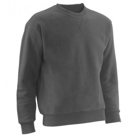 SUDADERA UNISEX GRIS ALGODON TEAM T.S