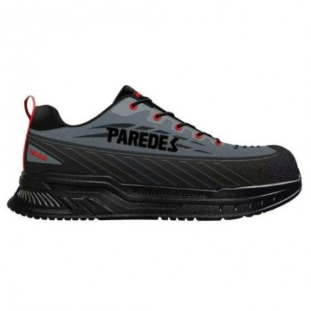 ZAPATILLA SEGURIDAD SORECA NEGRO-ROJO T.44