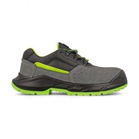 ZAPATILLA SEGURIDAD JOG NEGRO-VERDE T.43