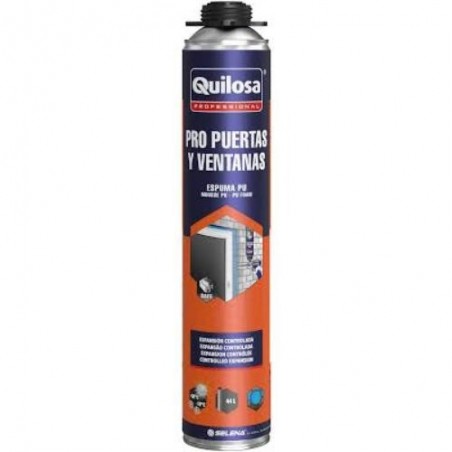 ESPUMA PUERTAS VENTANAS PRO PU PISTOLA AZUL 750ML