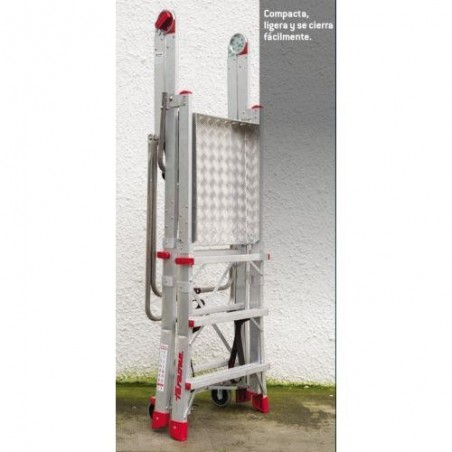 ESCALERA CON PLATAFORMA 5 PELDAÑOS PLS5