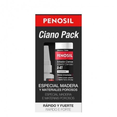 PACK ADHESIVO 50ML ACELERANTE 200ML CIANO A-40