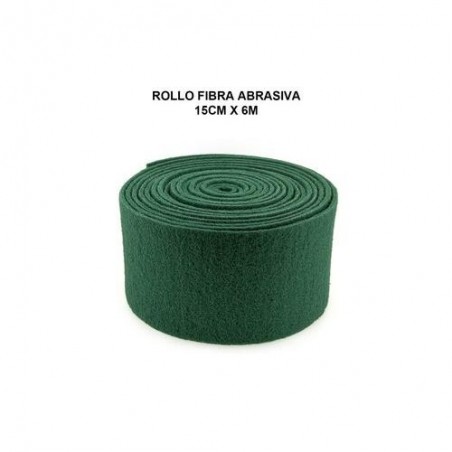 ROLLO FIBRA ABRASIVA VERDE 15CM X 6M ESTROPAJO