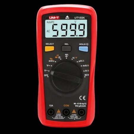 MULTIMETRO DIGITAL AUTORANGO AC/DC 10A 600V