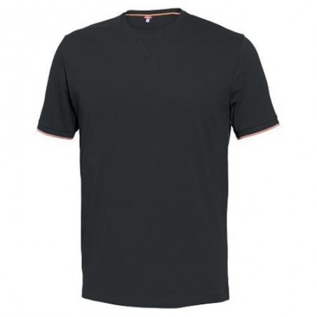 CAMISETA RAPALLO 100% COTONE NEGRO 8182 T-XL