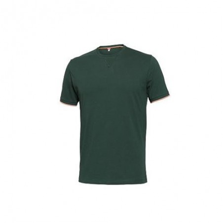 CAMISETA RAPALLO 100% COTONE VDE.OSCURO 8182 T-3XL