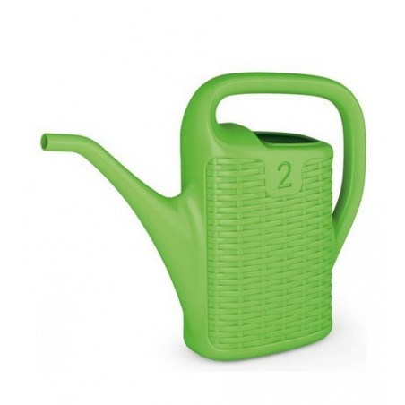 REGADERA EFECTO RATTAN 2LT COLOR VERDE