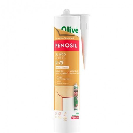 MASILLA ACRILICA OLIVE D70 GRIS, 300 ML.