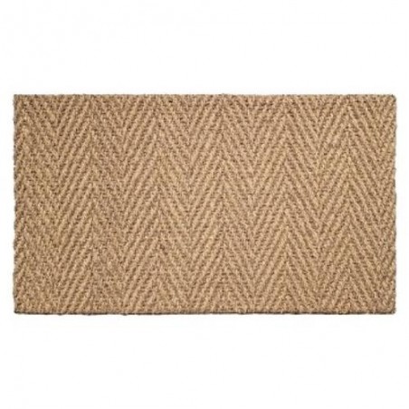 FELPUDO COCO TRENZADO ESPIGA 45X75
