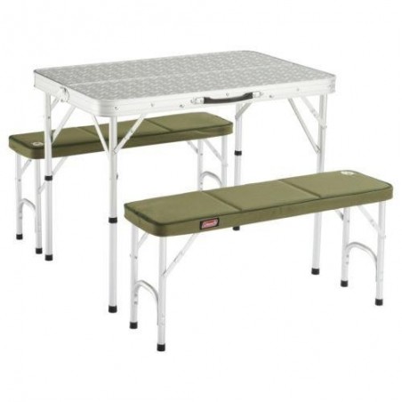 MESA CAMPING CON BANCOS PACK AWAY