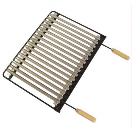 PARRILLA BARBACOA INOX. 60X41CM.  71625