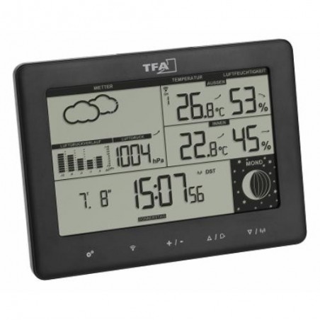 ESTACION METEO DIGITAL BTHR SENSOR TERMO-HIG NEGRO