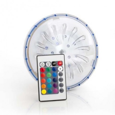 PROYECTOR LED COLOR P/PISCINA ELEV.C/MANDO  PLED1C